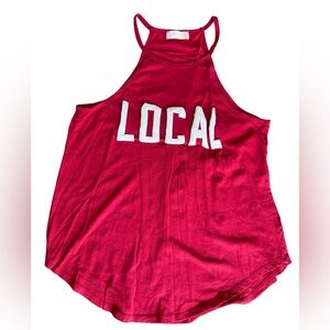 Alter’d State Women’s Red LOCAL Tank. New Without Tags. Size Large